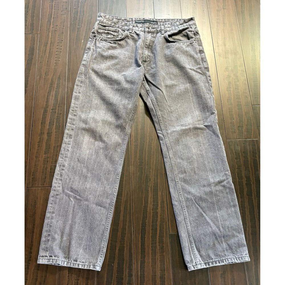 Rocawear Jeans Mens 36x 30 Classic Fit Gray Straight Leg Denim Pants